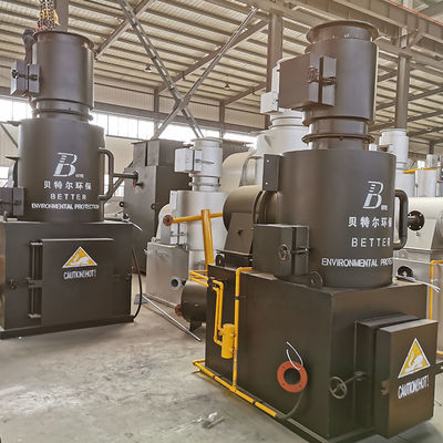 Incinerador de residuos sanitarios para animales de compañía muertos Horno de residuos para residuos industriales de 750L/h