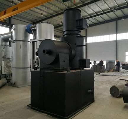 Incinerador de residuos domésticos sin humo para la eliminación de basura de hoteles de 5000 kg de peso