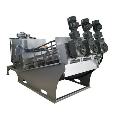 0.65kw Prensa de tornillo Volute máquina de deshidratación de lodo de lodo para ingeniería municipal