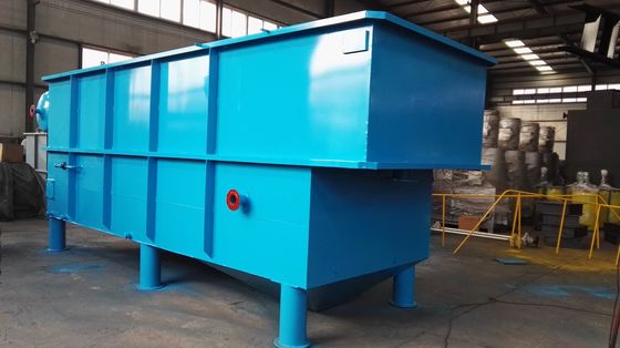 Sistema de flotación de aire disuelto de operación automática para el tratamiento de efluentes de fábricas textiles