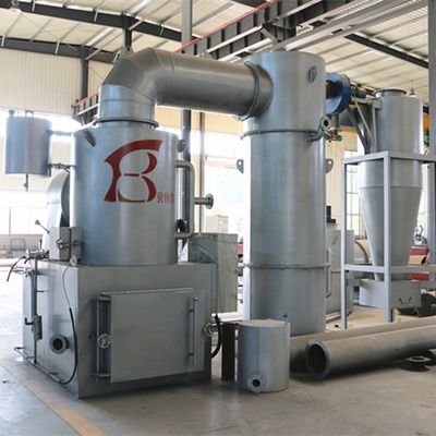 Incinerador de residuos de minería energética con depurador húmedo de voltaje personalizado para su eliminación segura