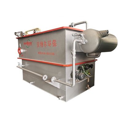 Máquina de flotación de aire disuelto para el tratamiento de aguas residuales domésticas y hospitalarias 3000L/hora