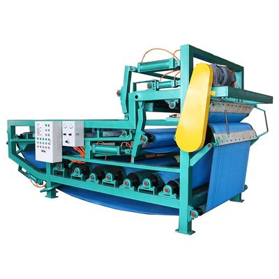 3-25 cbm/h Prensa de filtro tipo correa para el tratamiento de lodos municipales Grado automático Automático