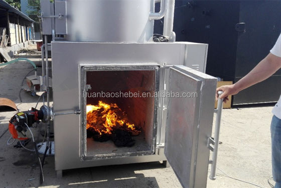 Incinerador de residuos de tratamiento de aves de corral de 1500L/h sin olor