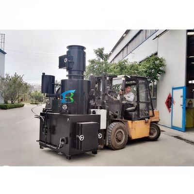 Incinerador de residuos de plumas de pollo de 750 L/H Quemador Máquina de cremación Incinerador para mascotas