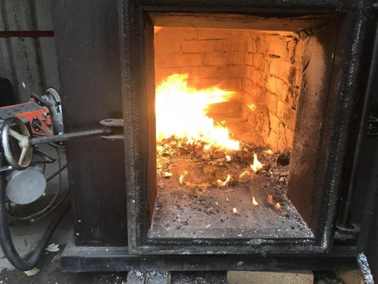Equipo de pequeñas explotaciones Incinerador de cadáveres de animales Horno para cremación de mascotas Condición