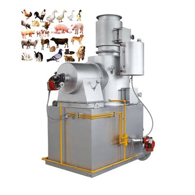 Máquina de cremación de animales de 1000 kg con tecnología de incineración sin complicaciones