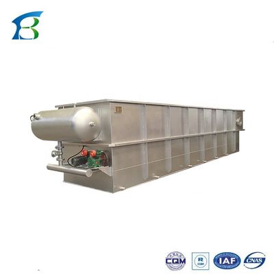 1000 kg Ejecución estable del pretratamiento de aguas residuales Máquina de flotación de aire disuelto