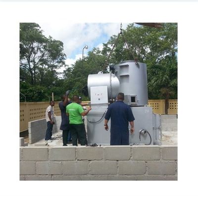 Incinerador de residuos de plantas de plástico Equipo de protección del medio ambiente Capacidad 750L/h