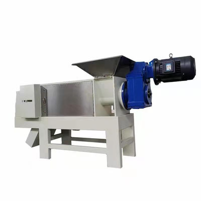 Máquina de deshidratación de residuos alimentarios con motor de 800 kg con tamiz fino y prensa de tornillo