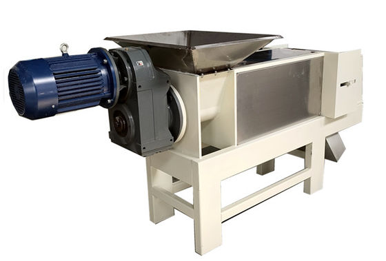 Máquina de deshidratación de residuos alimentarios con motor de 800 kg con tamiz fino y prensa de tornillo