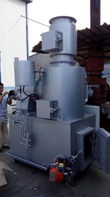 Incinerador de residuos de plantas de plástico Equipo de protección del medio ambiente Capacidad 750L/h