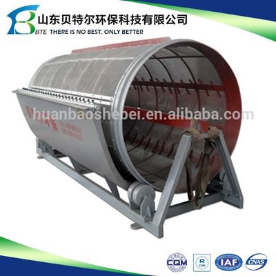 Tratamiento del agua Filtro rotativo de tambor para soporte técnico de vídeo