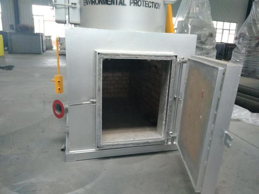 Incinerador de residuos de 100-150 kg/capacidad de carga para quemar residuos animales en dos cámaras