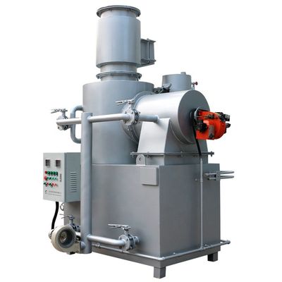 Incinerador portátil sin humo para la eliminación de residuos industriales y generales en hospitales