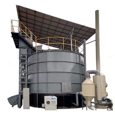 Tanque de fermentación de fertilizantes para granjas de vacas controlado por PLC con capacidad y diseño de 8-12 m3/día