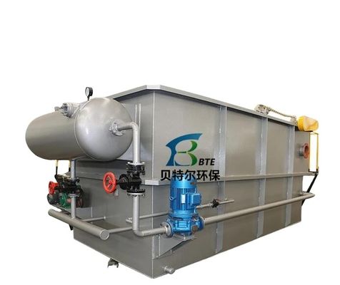 Máquina de flotación de aire disuelto para purificador de agua industrial en verde