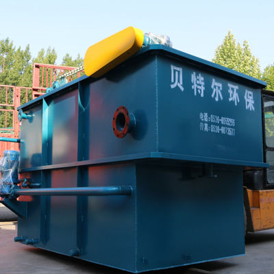 Máquina de flotación de aire disuelto para purificador de agua industrial en verde