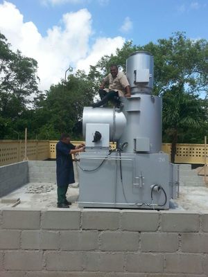 Máquinas de reciclaje de desechos de desechos de PCB para incineradores para capacidad personalizada 10-500 kg/ lote