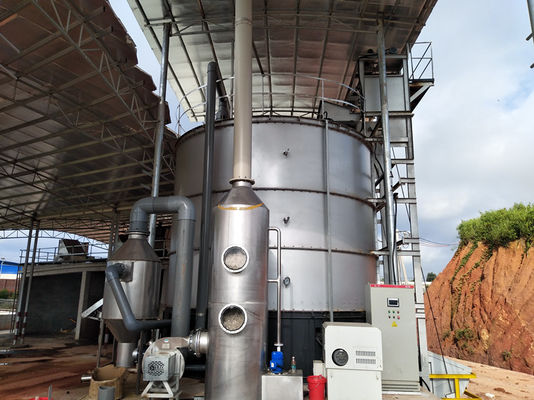 Ubicación del servicio local Máquina de compostaje industrial para la gestión de residuos de caballos