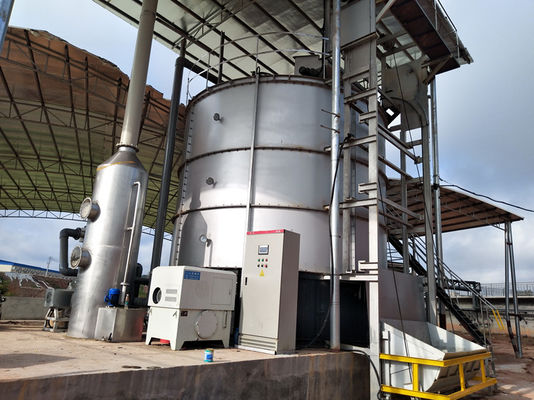 Ubicación del servicio local Máquina de compostaje industrial para la gestión de residuos de caballos