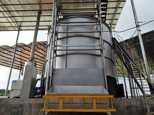 Ubicación del servicio local Máquina de compostaje industrial para la gestión de residuos de caballos