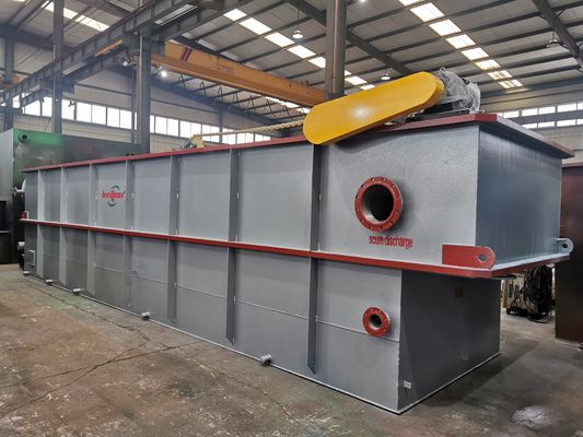 Máquina automática de flotación de aire disuelto para la separación de sólidos con capacidad de 5 a 300 m3/h