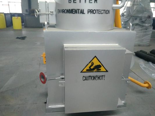 Incinerador hospitalario de desechos médicos con servicio de mantenimiento en el campo en Canadá