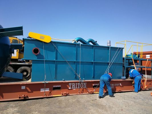 Máquina automática de flotación de aire disuelto para la separación de sólidos con capacidad de 5 a 300 m3/h