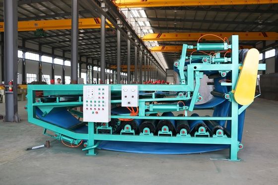 Prensa automática de filtro de cinturón para la separación continua de líquidos sólidos en hoteles