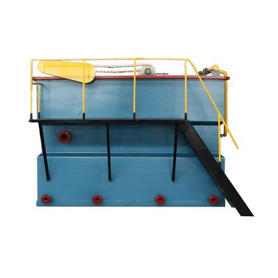 Máquina flotante de aire apto para la eliminación de sólidos en suspensión en solución de tratamiento de aguas residuales