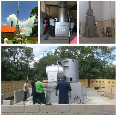 Protección del medio ambiente Planta de reciclaje de residuos municipales con recolector de residuos de 0,37 kW
