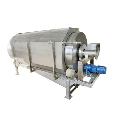 Filtro de tambor giratorio para filtración de aguas residuales industriales y bebidas de jugo de 0,1 a 0,5 mm