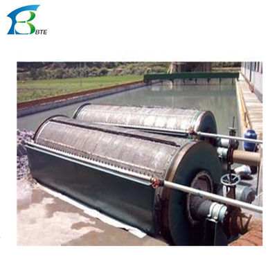 Máquina de microfiltración de tipo tambor controlada por PLC para el tratamiento de aguas residuales de fábricas de papel