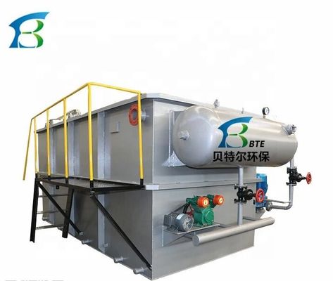 Unidad de flotación de aire disuelto totalmente automatizada para tratamiento de aguas residuales Sistema de flotación de aire