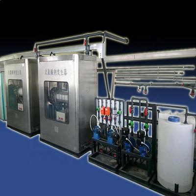 Línea de producción de hipoclorito de sodio de concentración de 8000 ppm para tiendas de ropa