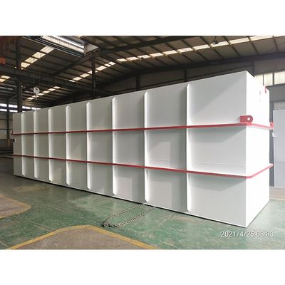 Instalación de tratamiento de aguas residuales MBR de capacidad 750 L/hora para 4-300 M3/h Capacidad y flexibilidad