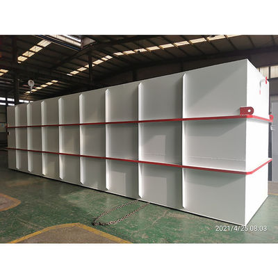 Instalación de tratamiento de aguas residuales MBR de capacidad 750 L/hora para 4-300 M3/h Capacidad y flexibilidad