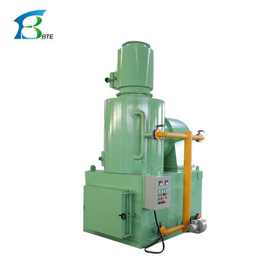 Mantenimiento de campo Incinerador de cámaras dobles para 300-500 kg de pollos muertos Plata/azul