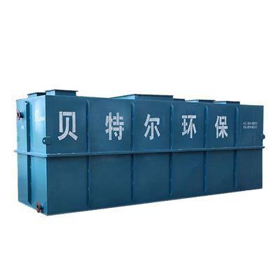 300*150*270cm Tratamiento de aguas residuales Equipo integrado MBR Tratamiento de membrana 380V/220V
