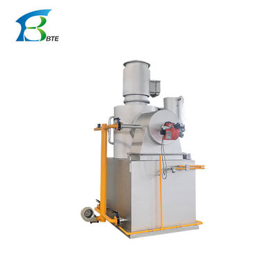 Granjas Combustible diesel Incinerador crematorio para animales de compañía 750L/h para protección del medio ambiente