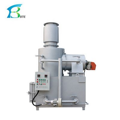 10-500 kg/h. Capacidad Incinerador de residuos de plumas de pollo para el aceite diésel/gas natural