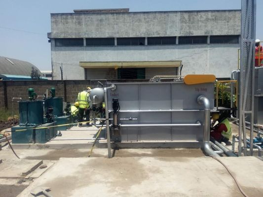 Flotación con aire disuelto para la depuración de aguas residuales con zinc/cromo/níquel/cobre