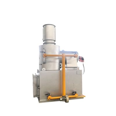 Instalación de campo de 1000 kg Generador de incineración de residuos de pollo para residuos plásticos