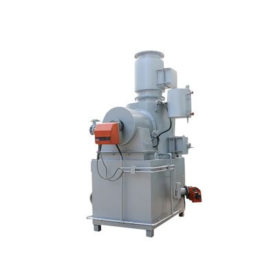 Incinerador de combustible de origen acuático para residuos químicos de capacidad 10-500 kg/partido Azul plateado
