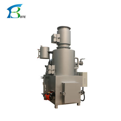 Incinerador de combustible de origen acuático para residuos químicos de capacidad 10-500 kg/partido Azul plateado