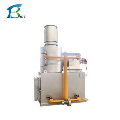 Incinerador de residuos industriales de 1000 kg para alimentos, residuos plásticos y entrega rápida