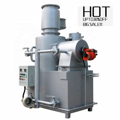 Equipo de tratamiento de la quema de residuos Incinerador de gasificación por pirólisis de acero inoxidable