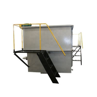 Equipo de sistema de pretratamiento de 1000 kg de flotación de aire para la depuración de aguas residuales industriales