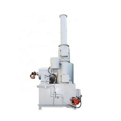 Incinerador sin humo para residuos sólidos hospitalarios con capacidad de 20-500 kg/partida, alimentado por petróleo/gas